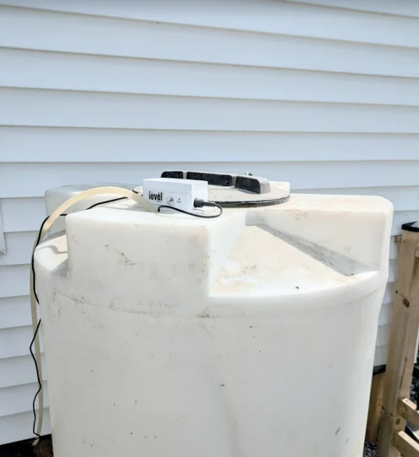 Requires Power and WiFi at the Tank