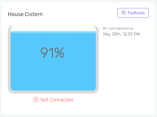 Appareil non connecté