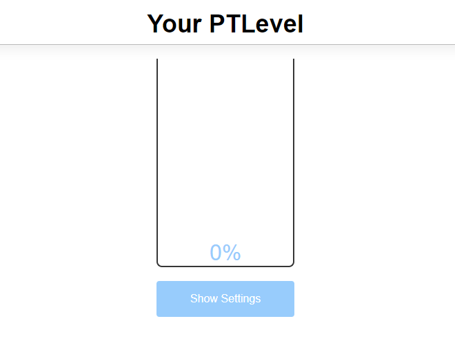 Serveur Web du PTLevel filaire